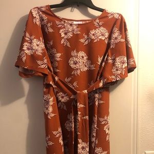 Maternity shirt dress